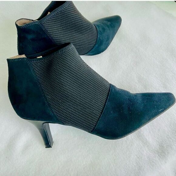Life Stride Simply Comfort Black Heel Ankle Boot 9.5 - Picture 1 of 12